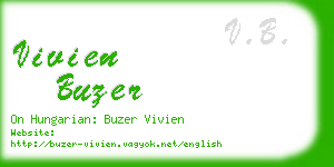 vivien buzer business card